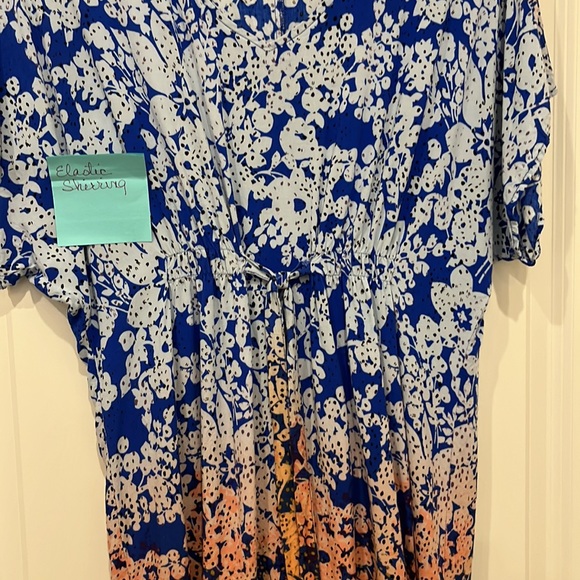 CAbi Ombré Boho hippie tunic Tie Waist Top | Medium - Picture 9 of 9